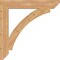 Ekena Millwork Thorton Slat Smooth Bracket, Western Red Cedar, 5 1/2"W x 40"D x 40"H BKT06X40X40THR06SWR - alternate 3
